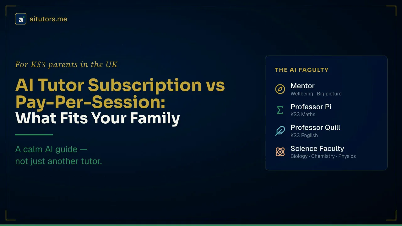 AI Tutor Subscription vs Pay-Per-Session: What Works for Busy Families