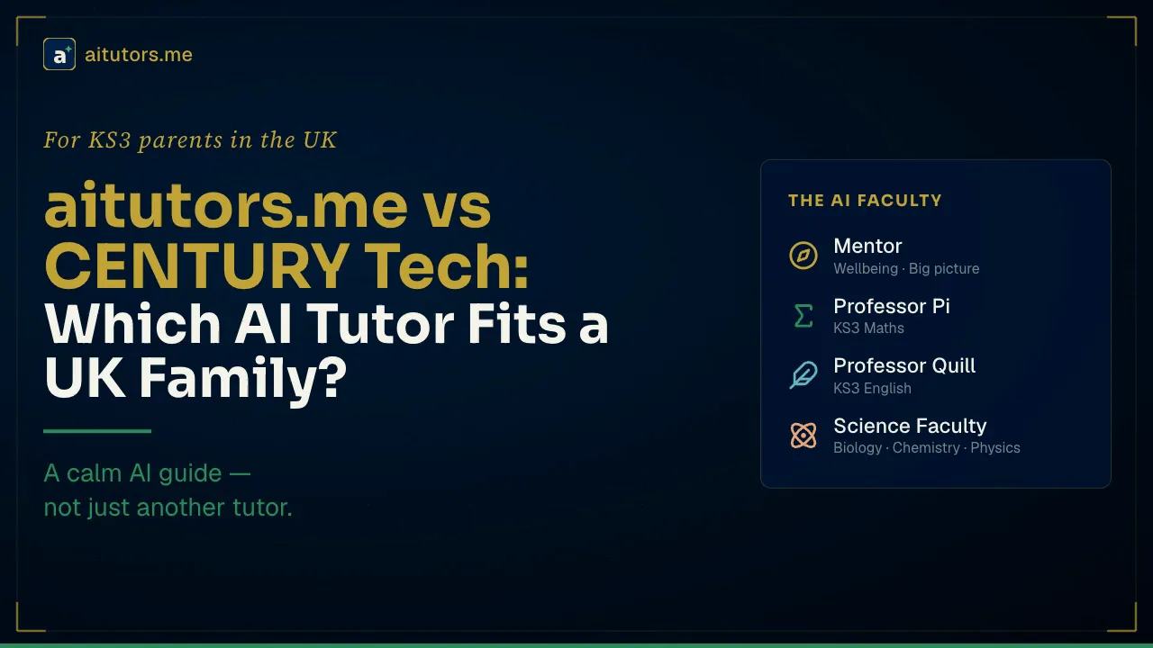 aitutors.me vs CENTURY Tech: Which AI Tutor Fits a UK Family?