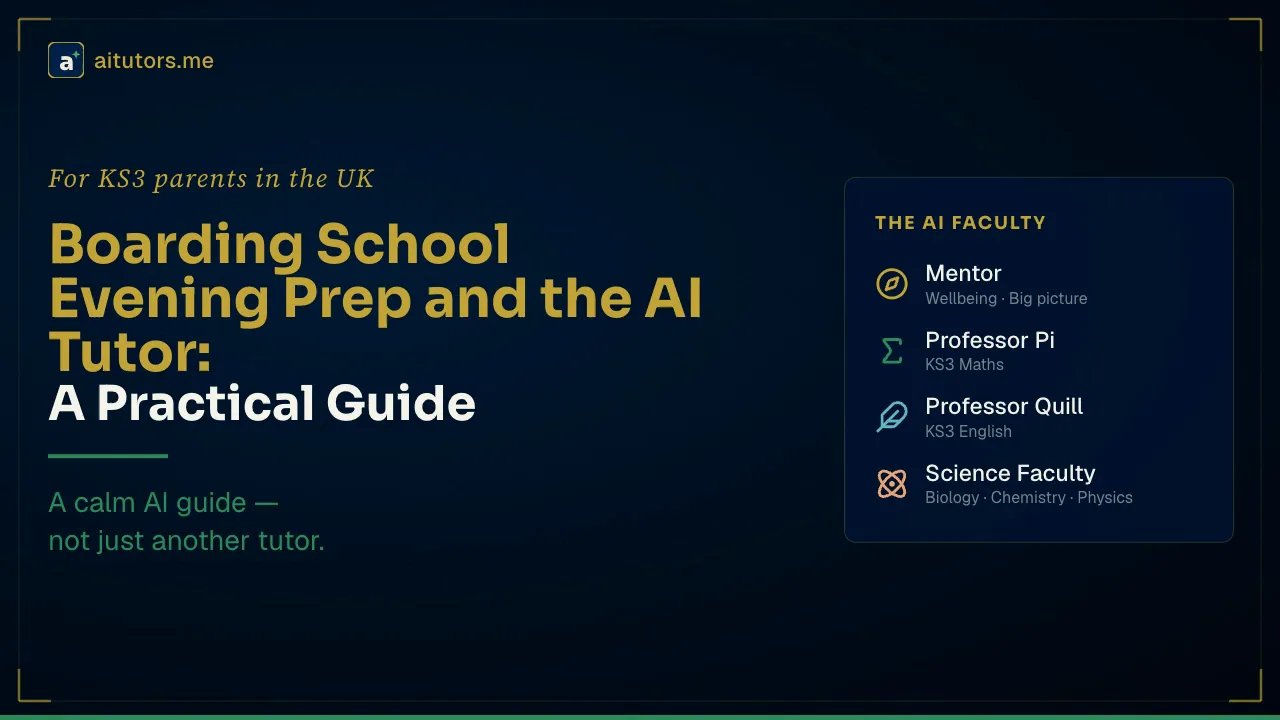 Boarding School Evening Prep and the AI Tutor: A Practical Guide