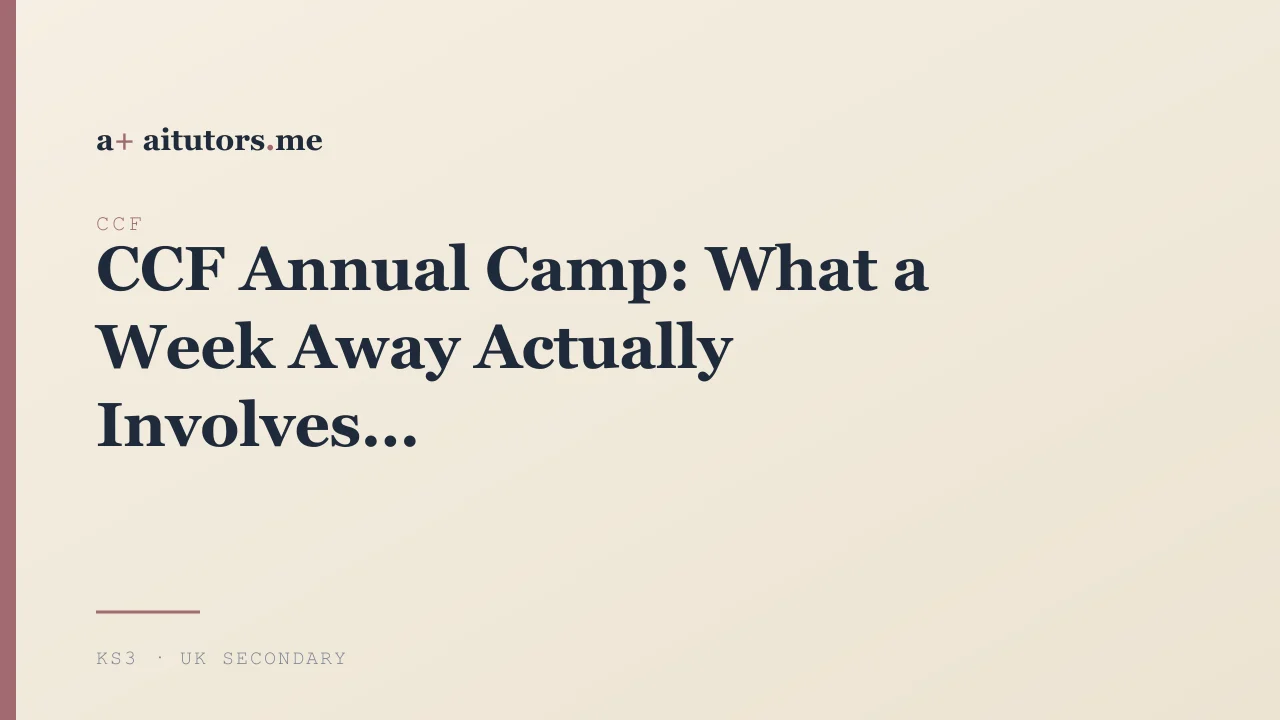 CCF Annual Camp: What a Week Away Actually Involves