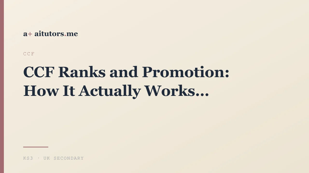 CCF Ranks and Promotion: How It Actually Works