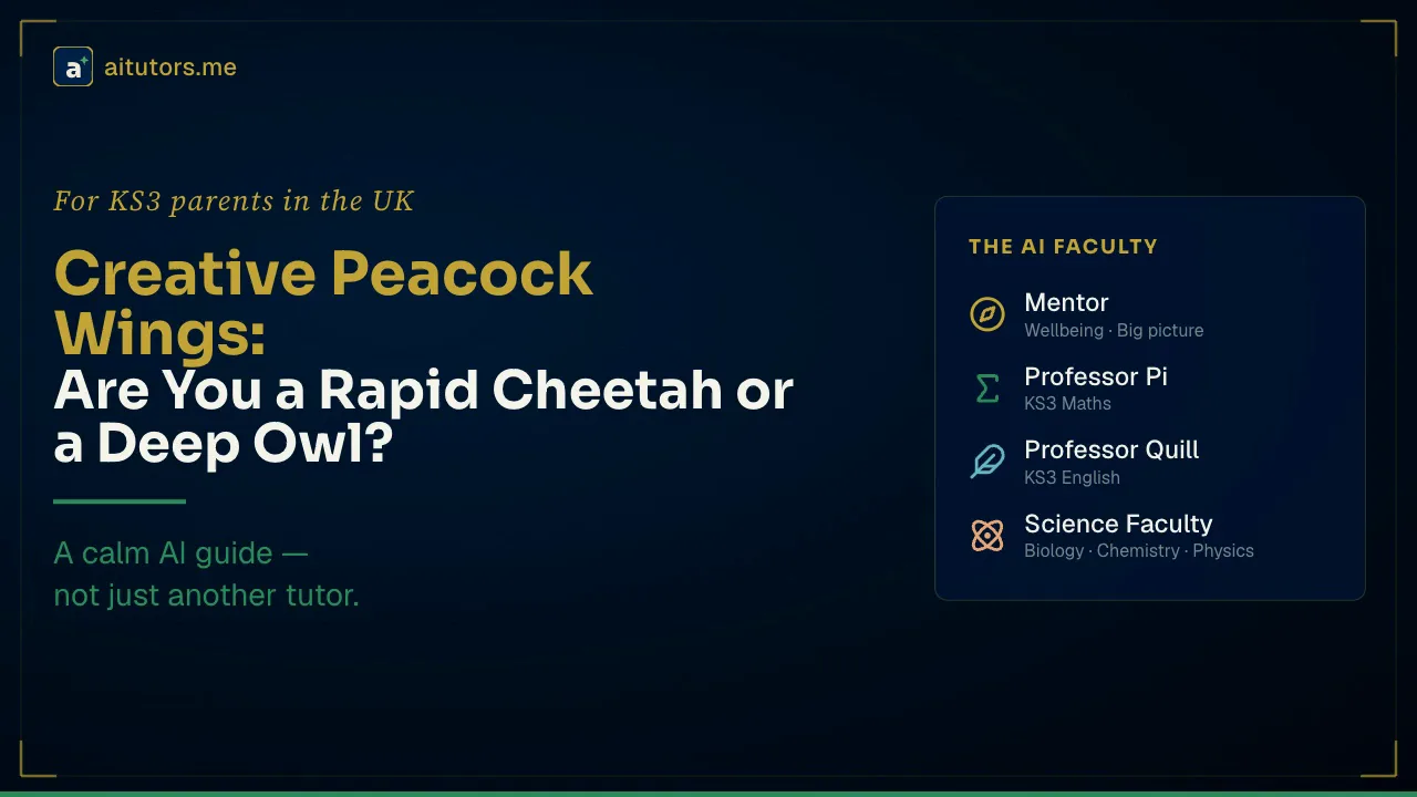 Creative Peacock Wings: The Rapid Cheetah Influence vs The Deep Owl Influence