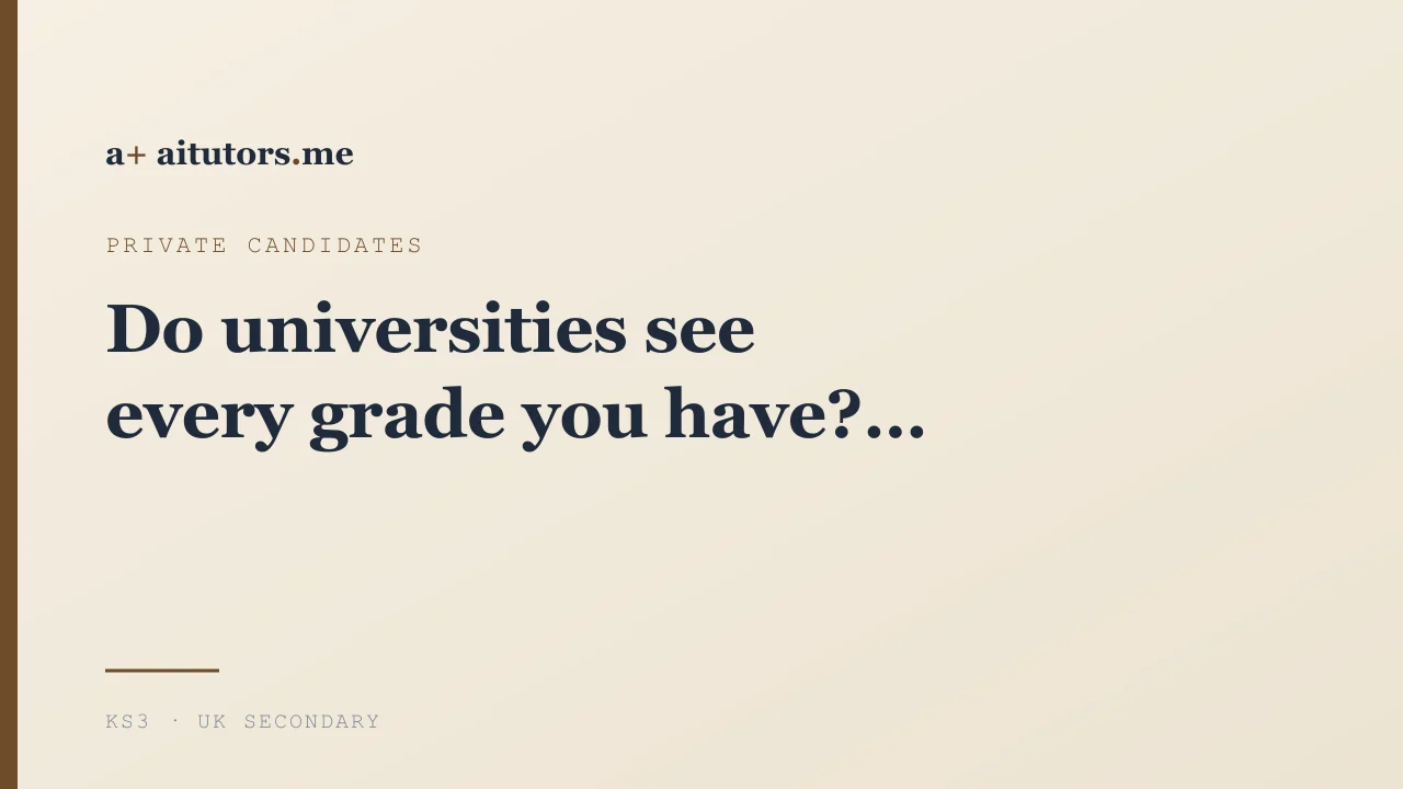 Do universities see every grade you have?