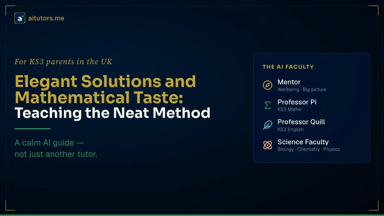 Elegant Solutions and Mathematical Taste: What Professor Abel Is Actually Teaching