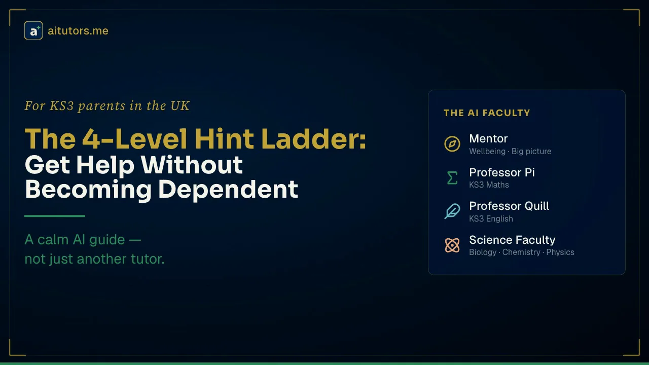 The Four-Level Hint Ladder: How Professor Pi Refuses to Give Answers Without Being Useless
