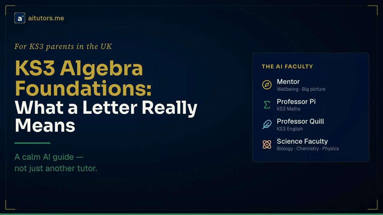 KS3 Algebra Foundations: The Skills You'll Use Forever