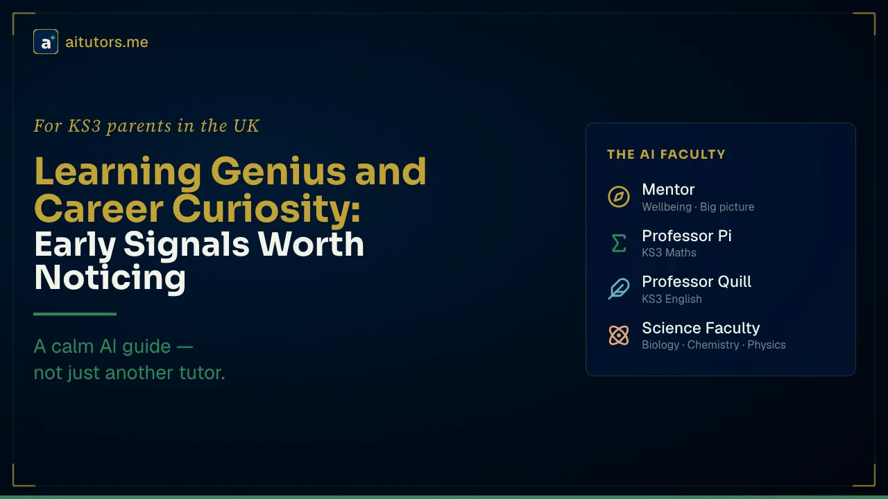 Learning Genius and Career Curiosity: Early Signals Worth Paying Attention To