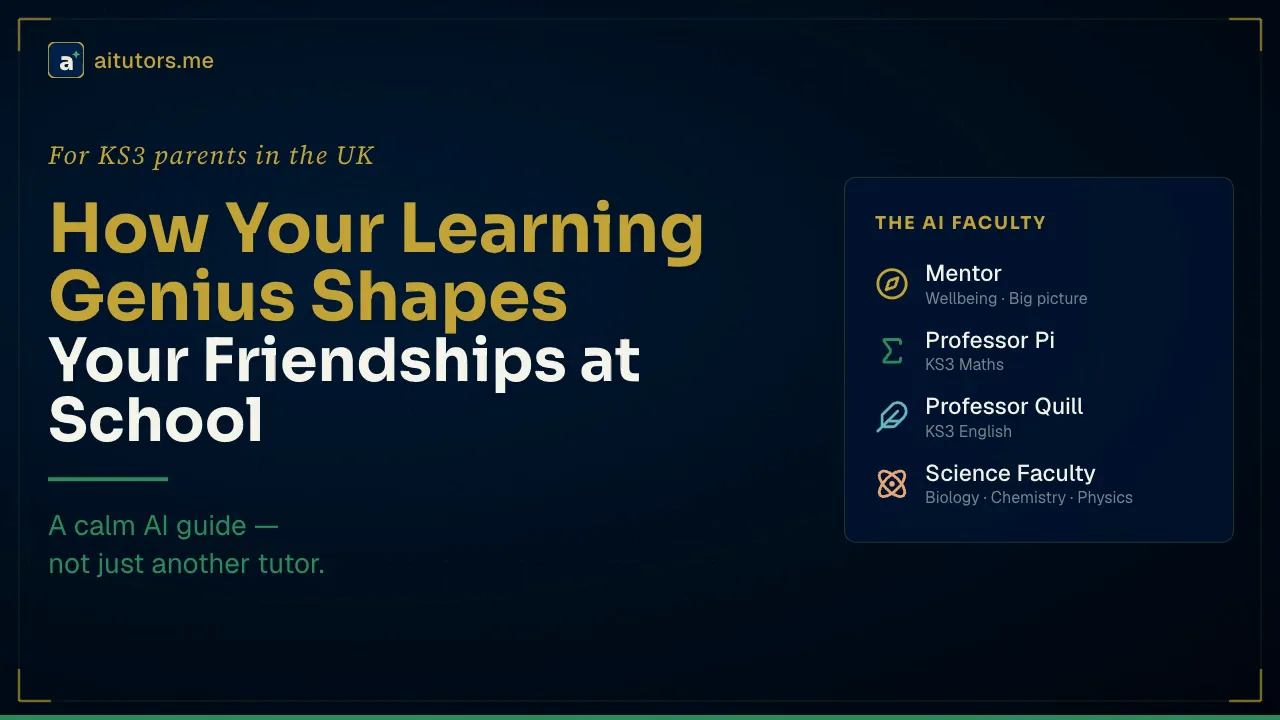 How Your Learning Genius Shapes Your Friendships at School