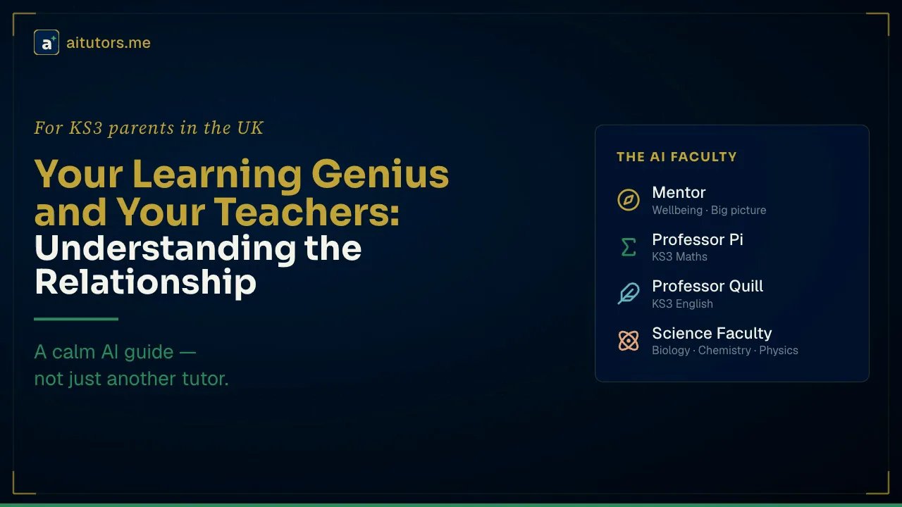Your Learning Genius and Your Teachers: Understanding the Relationship