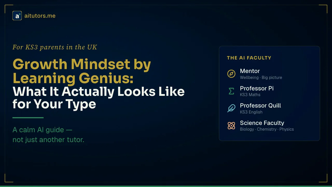 Growth Mindset by Learning Genius: What It Actually Looks Like for Your Type