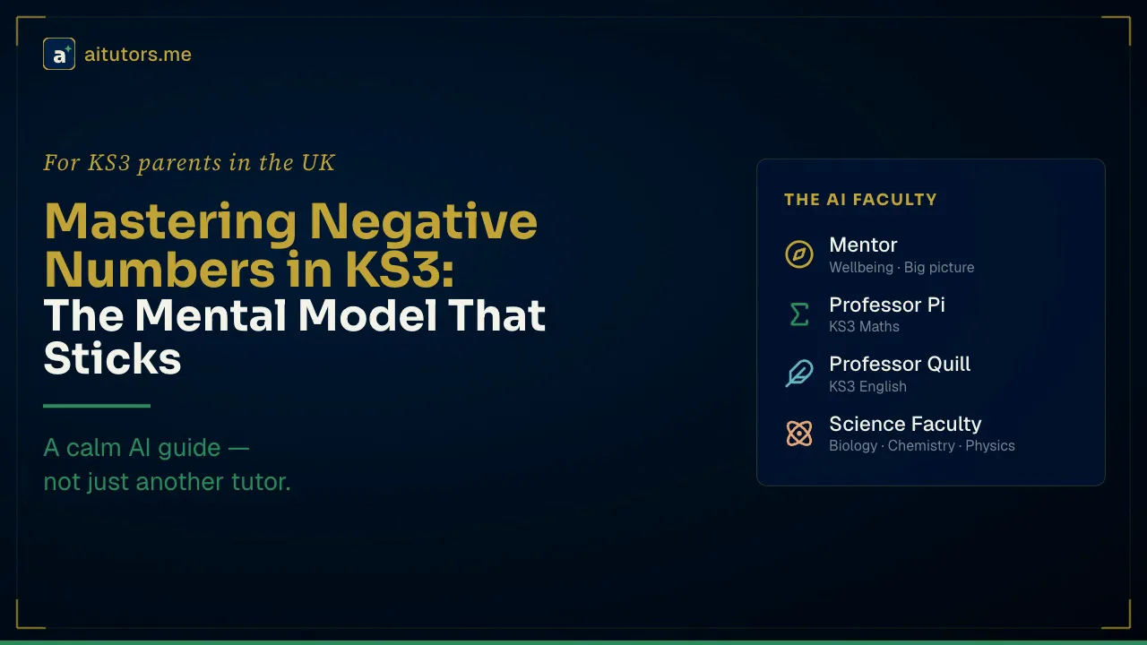 Mastering Negative Numbers in KS3: The Mental Model That Sticks