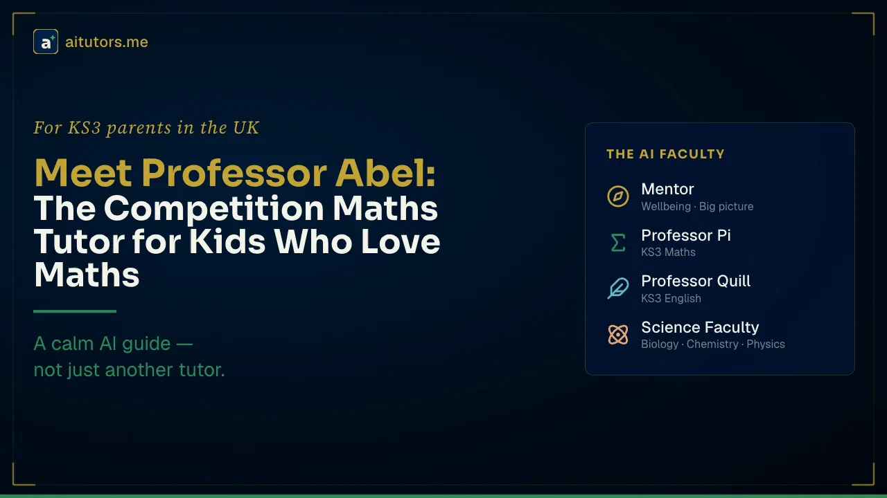 Meet Professor Abel: For Kids Who Already Love Maths