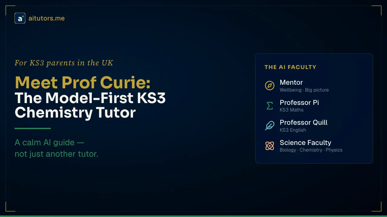 Meet Prof Curie: Atoms Before Stoichiometry, Always