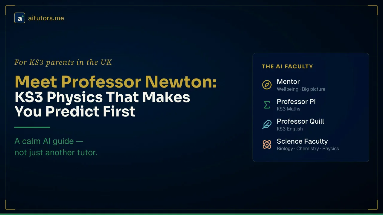 Meet Professor Newton: KS3 Physics That Makes You Predict First
