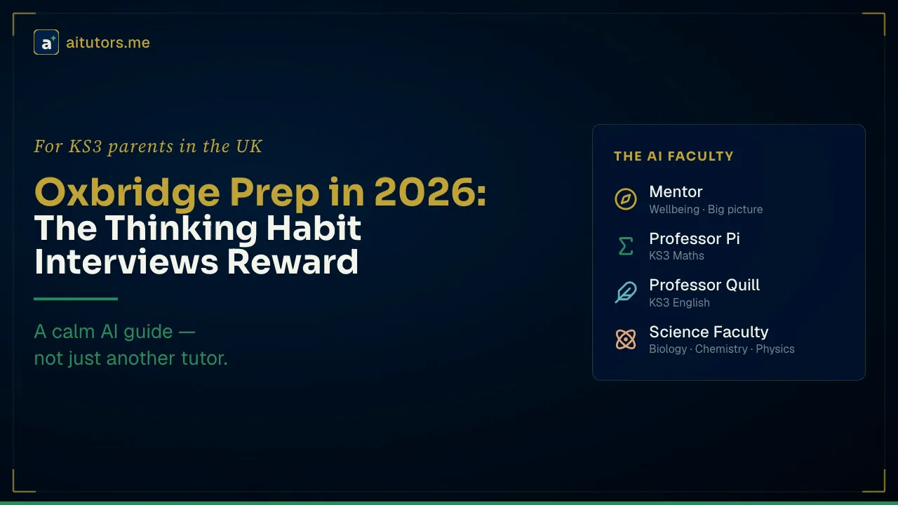 Oxbridge Admissions in 2026: Why Personality-Adaptive AI Tutoring Matters More Than Ever