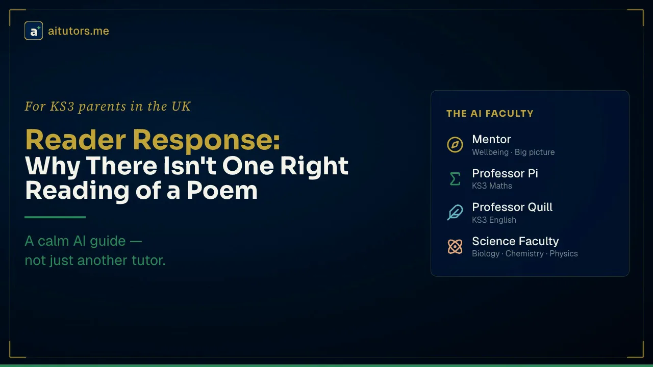 Reader Response: Why There Isn't One Right Reading of a Poem