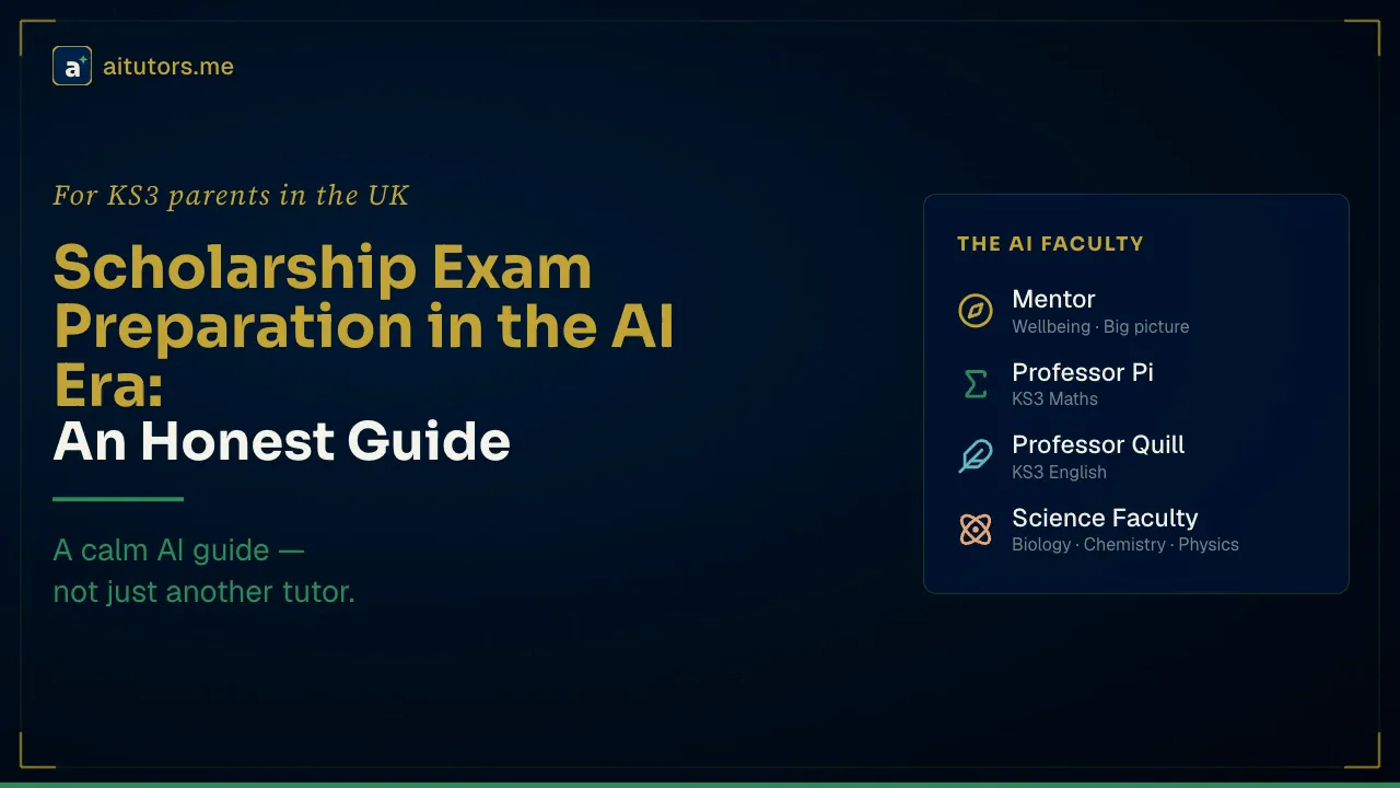 Scholarship Exam Preparation in the AI Era: An Honest Guide for Independent School Parents