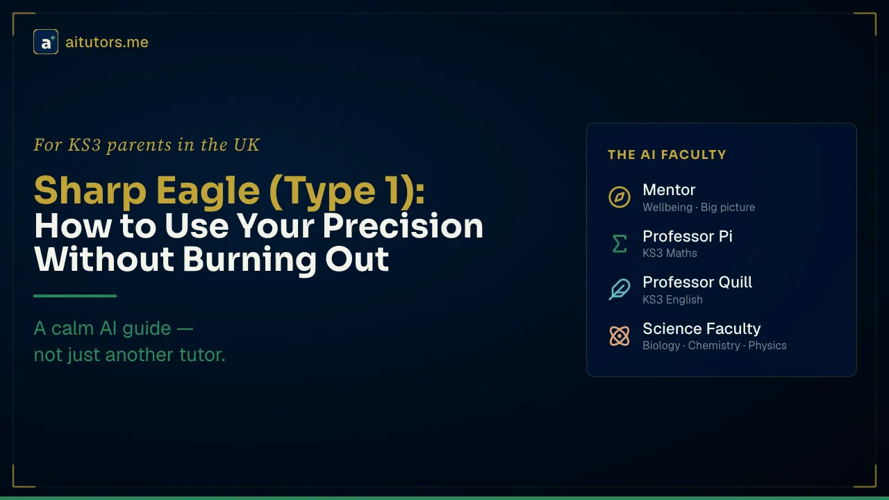 Sharp Eagle (Type 1): How to Use Your Precision Without Burning Out