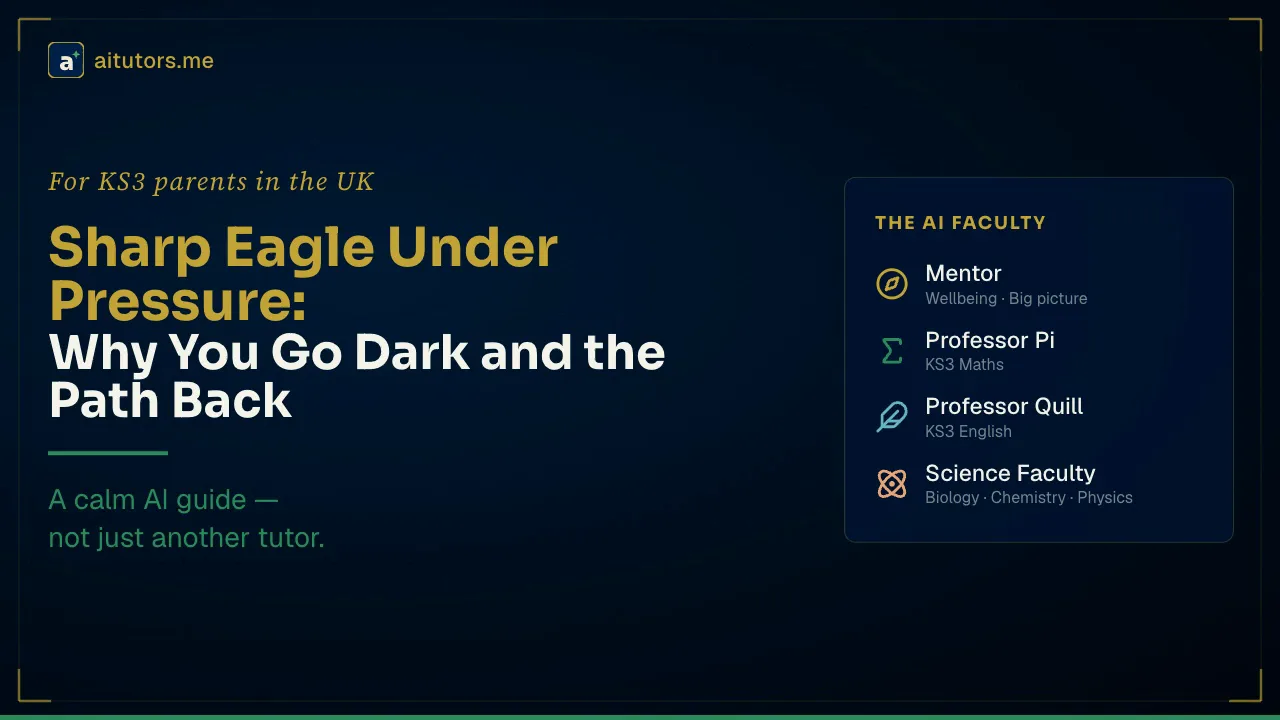 Sharp Eagle Under Pressure: Why You Suddenly Go Dark — and the Path Back