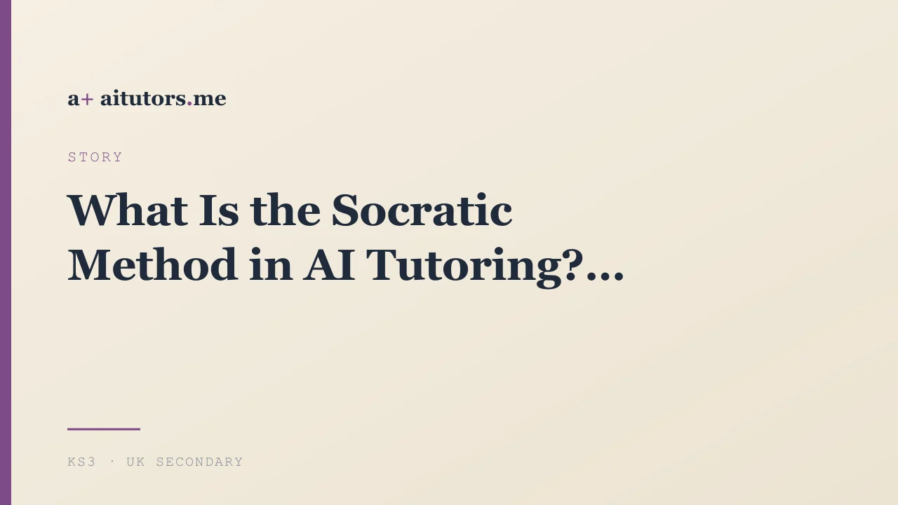 What Is the Socratic Method in AI Tutoring?