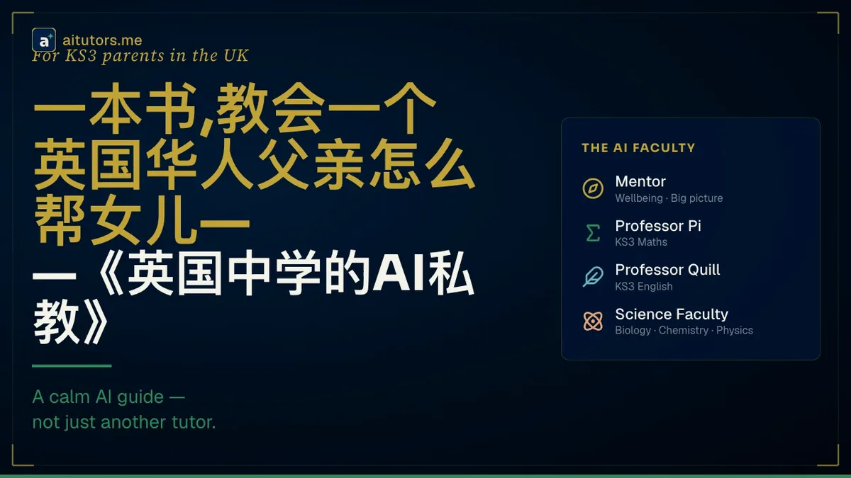 一本书,教会一个英国华人父亲怎么帮女儿——《英国中学的AI私教》