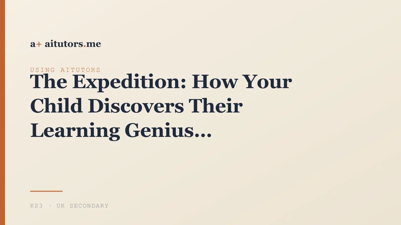 The Expedition: How Your Child Discovers Their Learning Genius