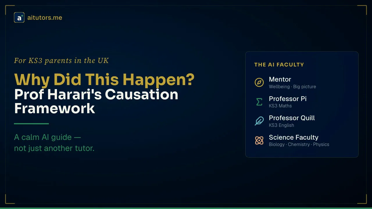 Why Did This Happen? Prof Harari's Causation Framework for KS3 History